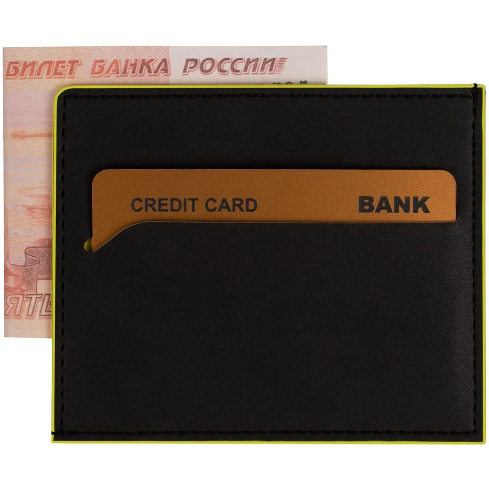 Картхолдер Multimo черный с желтым - фото 4