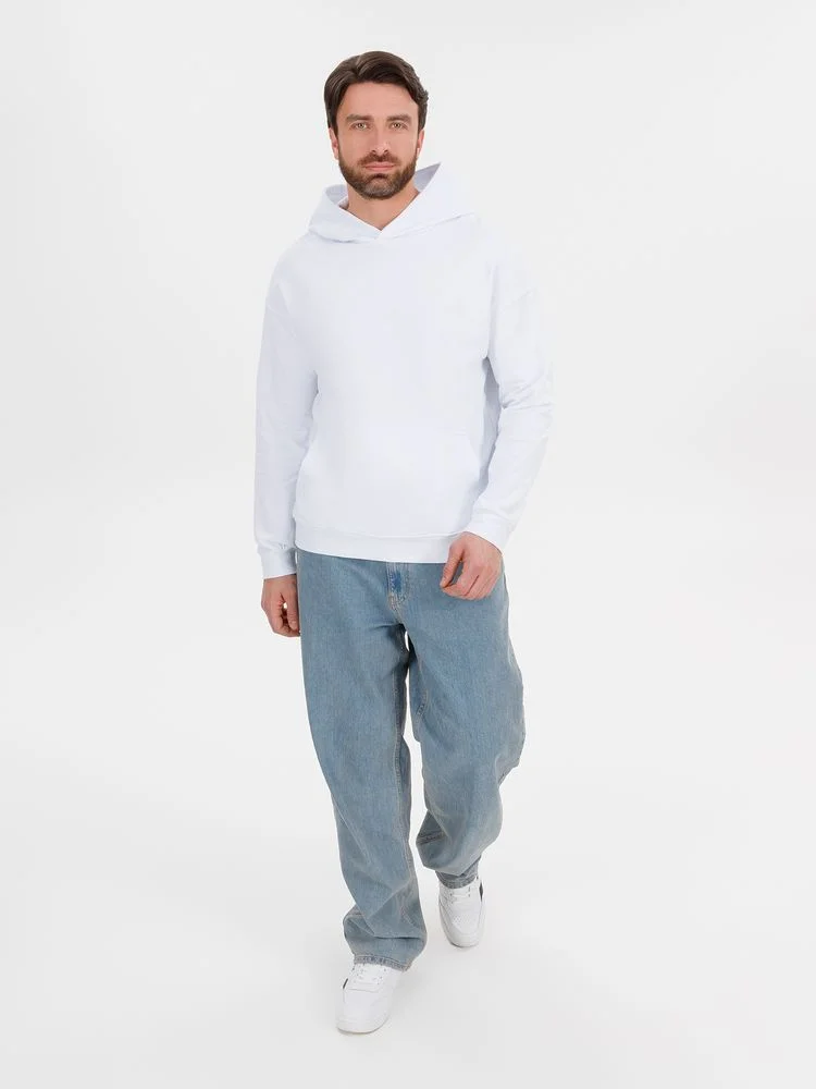 Худи оверсайз унисекс Outshine белое - фото 13