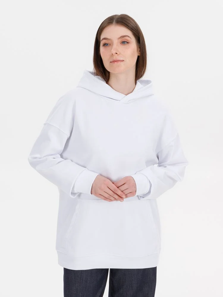 Худи оверсайз унисекс Outshine белое - фото 6