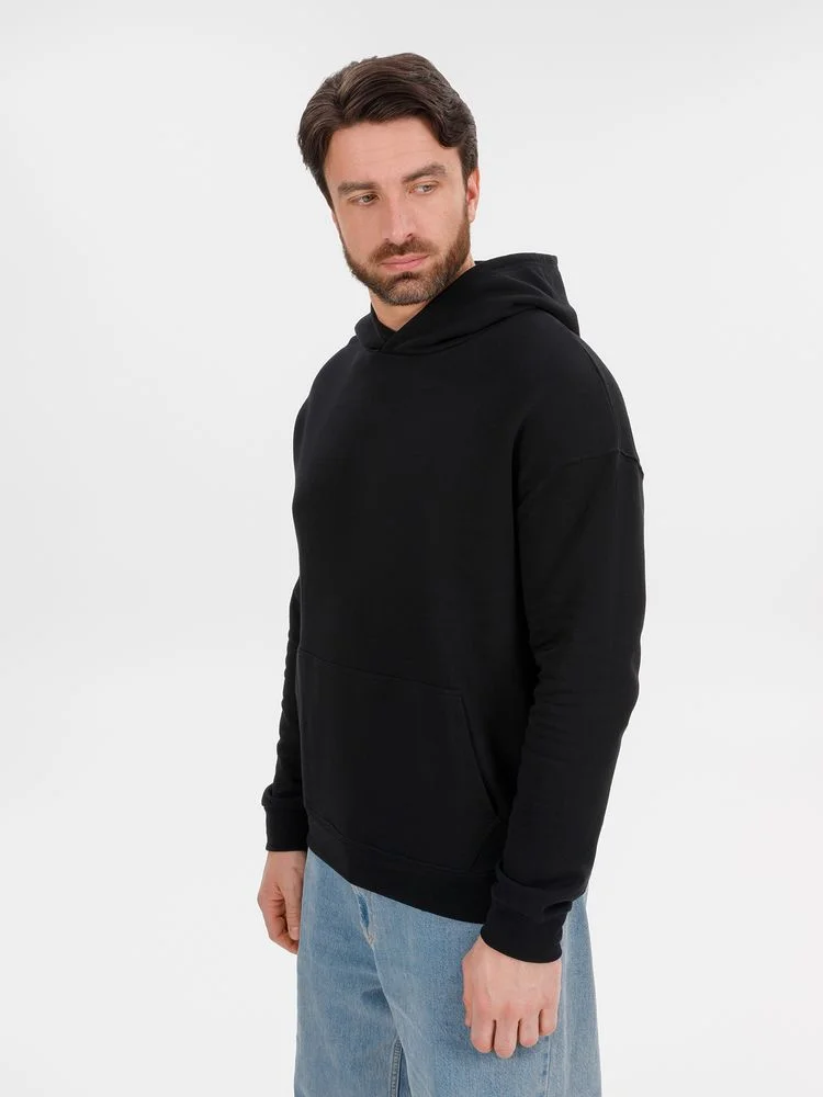 Худи оверсайз унисекс Outshine черное - фото 6