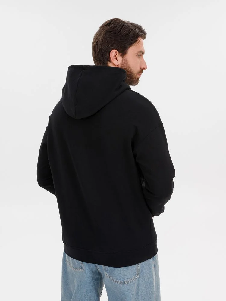 Худи оверсайз унисекс Outshine черное - фото 7