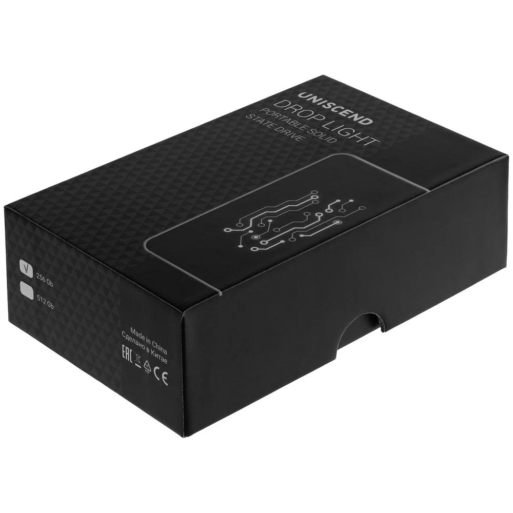 Внешний SSD диск Drop Light с подсветкой гравировки 256 Гб - фото 11