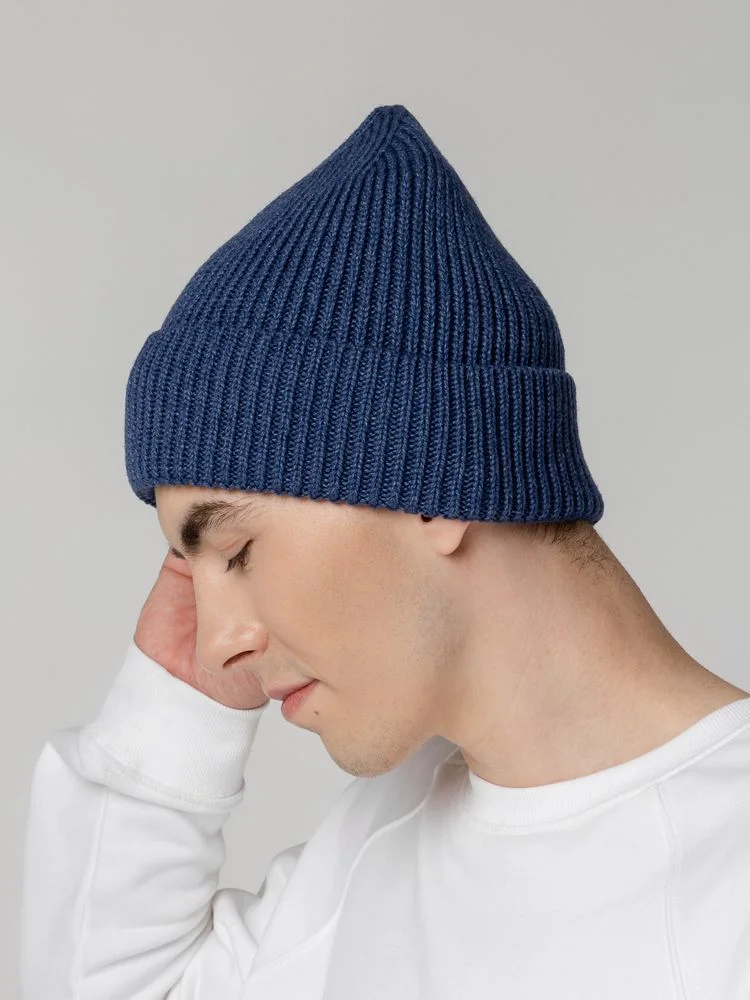 Шапка Tommi, синий меланж - фото 5