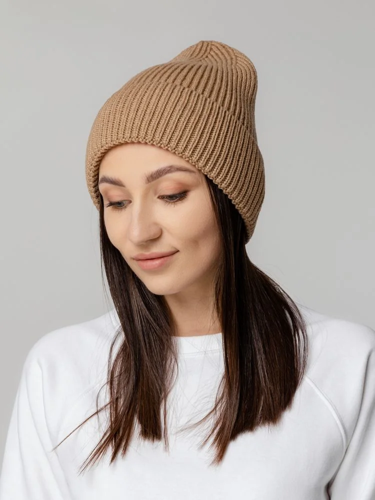 Шапка Tommi, бежевый меланж - фото 5