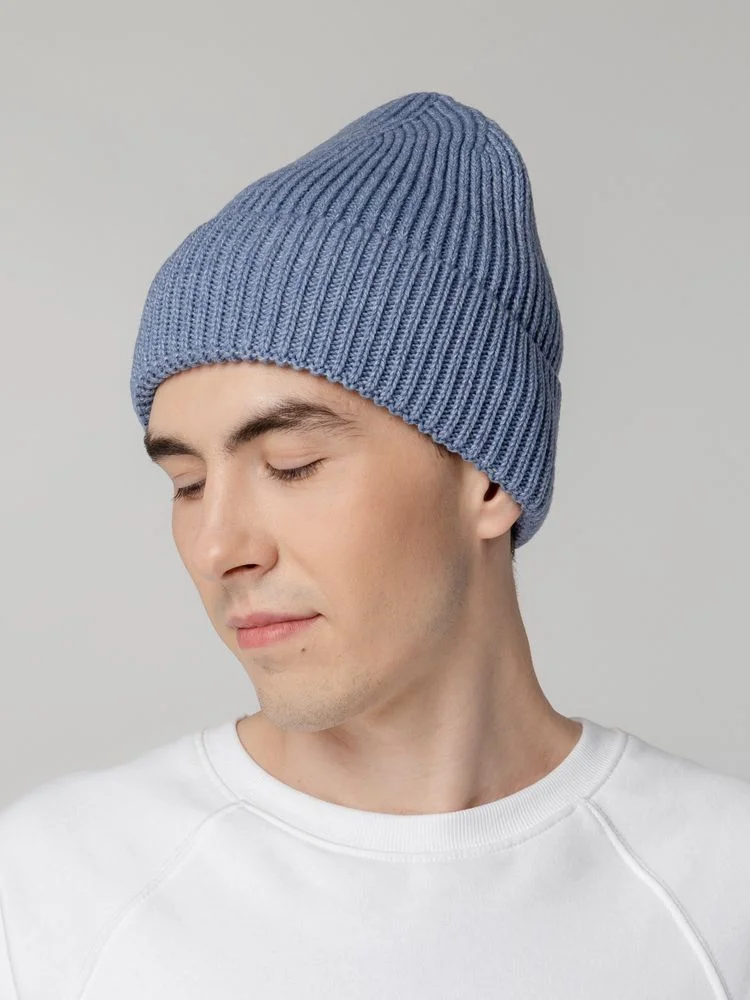 Шапка Tommi, голубой меланж - фото 5