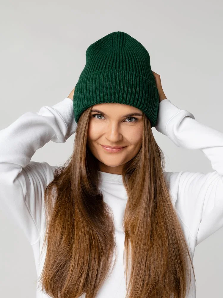 Шапка Tommi, зеленая - фото 4