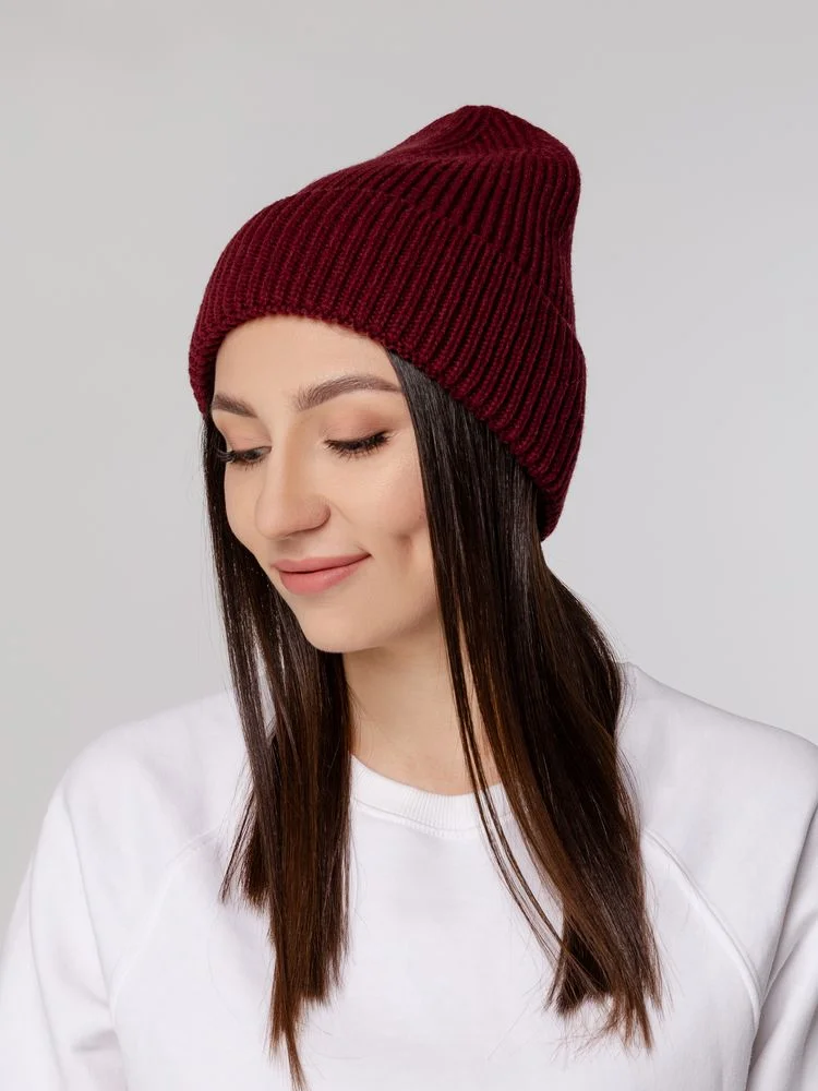 Шапка Tommi, бордовая - фото 4