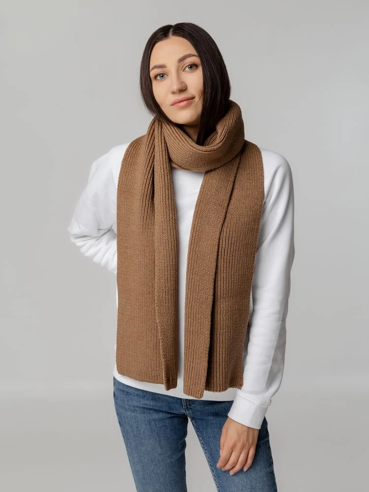 Шарф Tommi бежевый меланж - фото 5