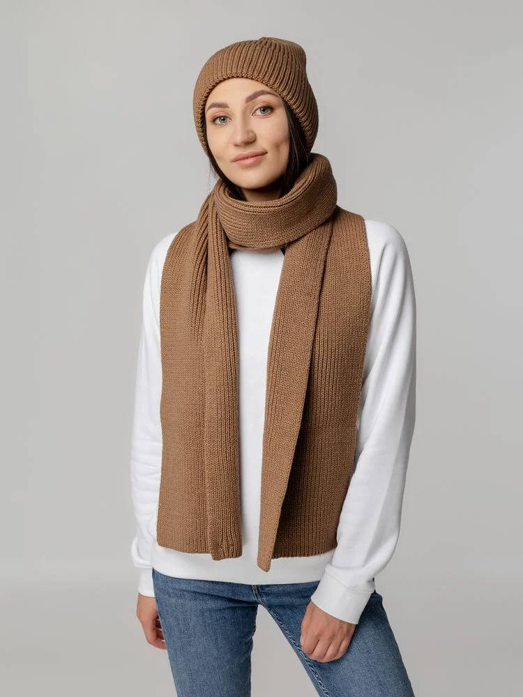 Шарф Tommi бежевый меланж - фото 6