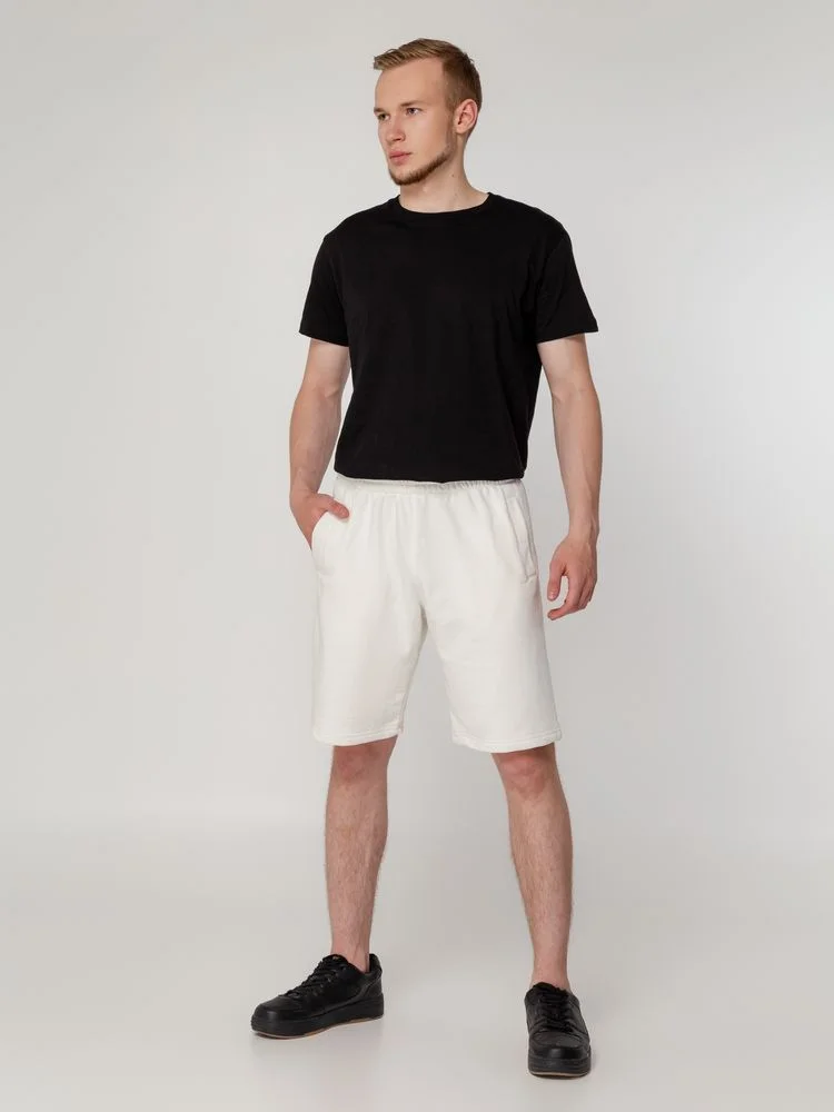 Шорты Terry молочно-белые - фото 5