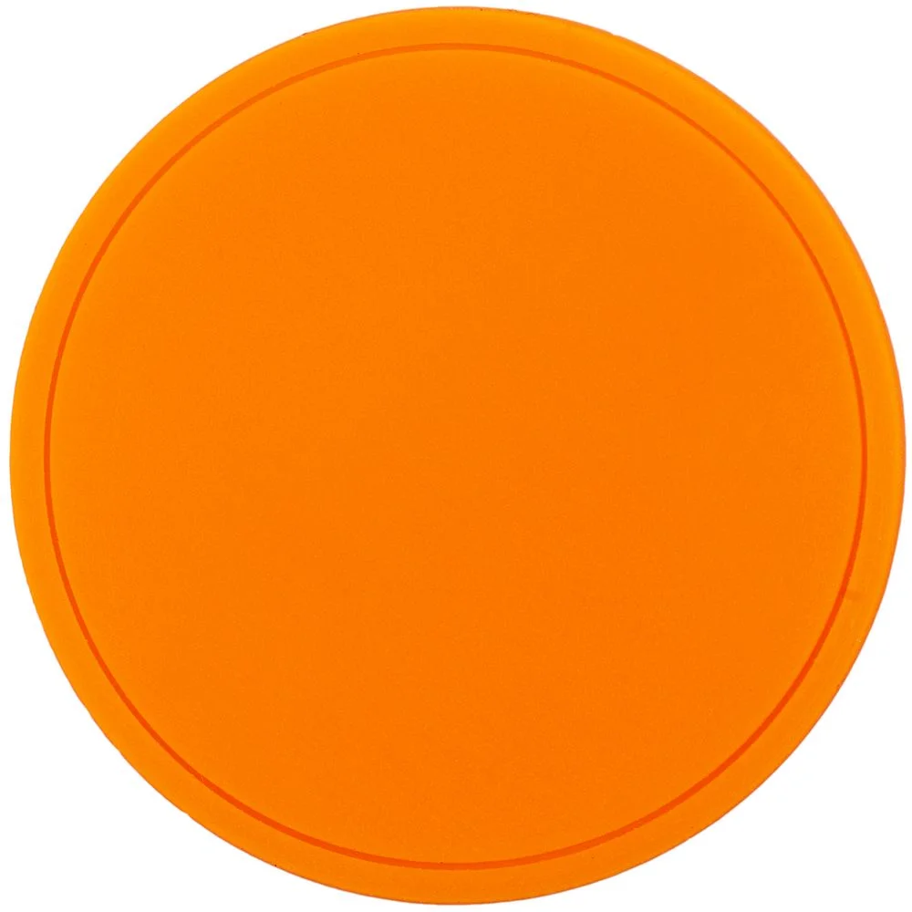 Лейбл из ПВХ Dzeta Round L неон - фото 7