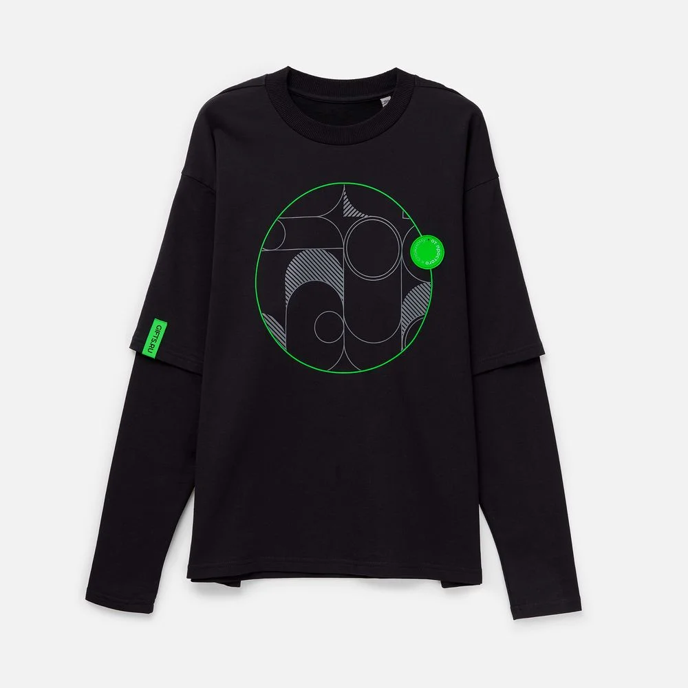 Лейбл из ПВХ Dzeta Round L зеленый неон - фото 5