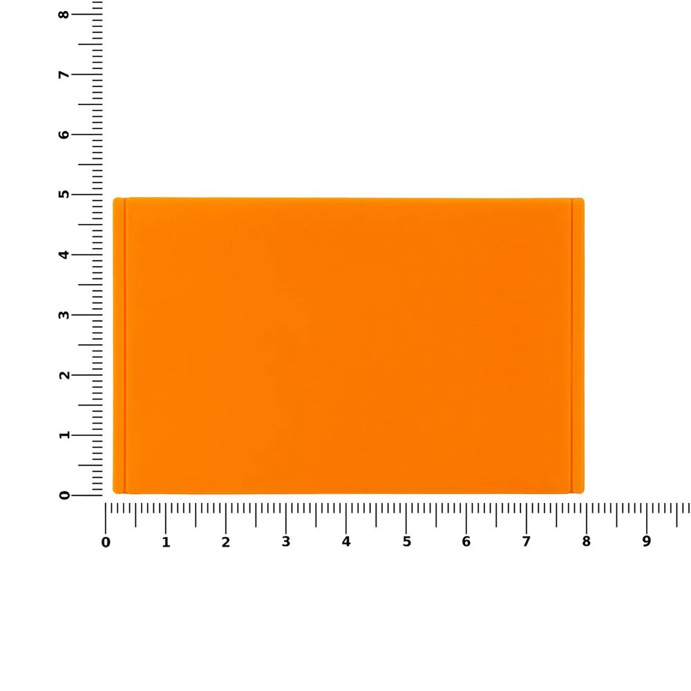 Лейбл из ПВХ Dzeta ХL оранжевый неон - фото 2