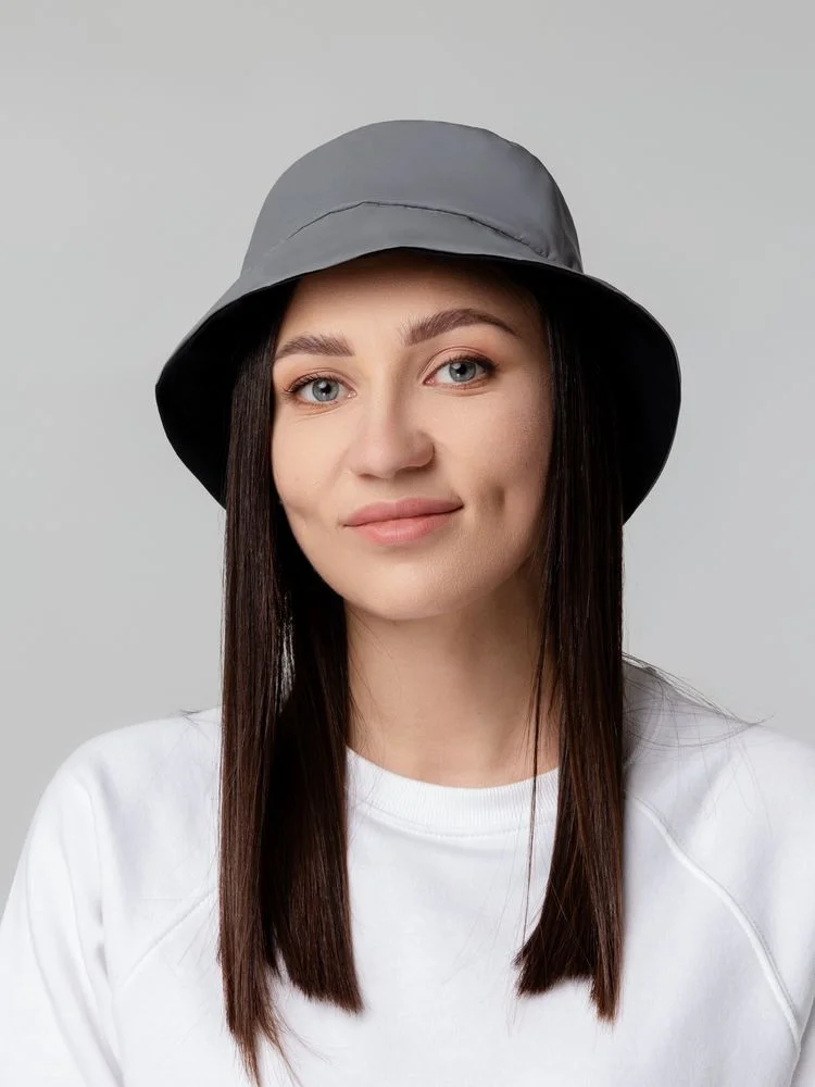 Панама Manifest из светоотражающей ткани, серая - фото 8