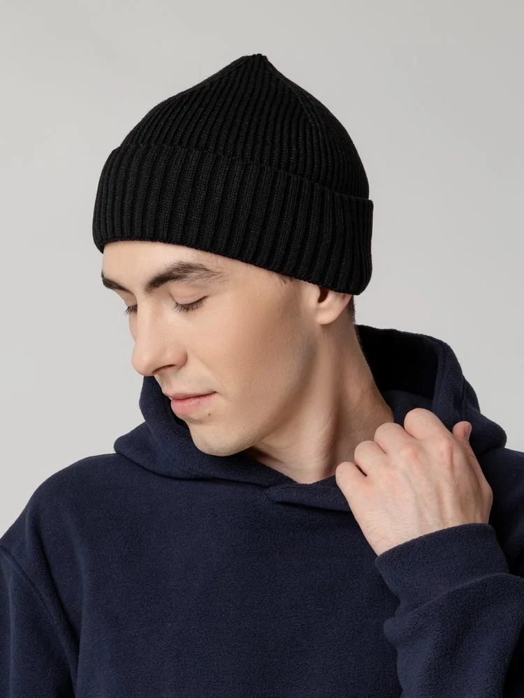 Шапка Hinge, черная - фото 4