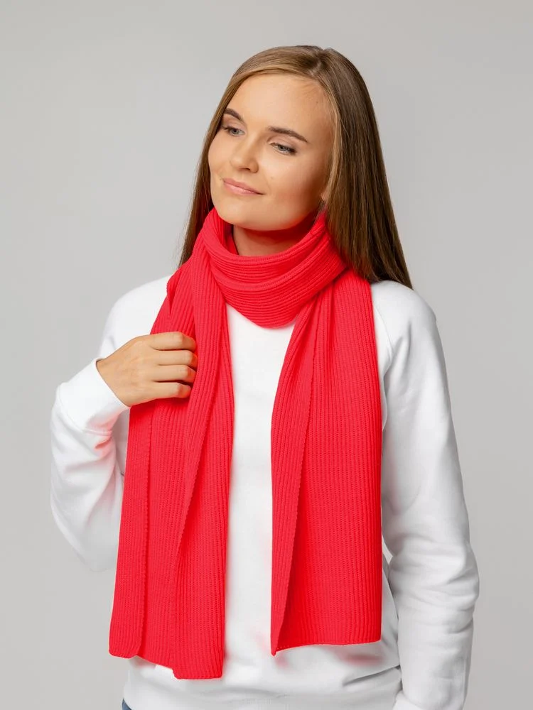 Шарф Life Explorer красно-оранжевый - фото 5