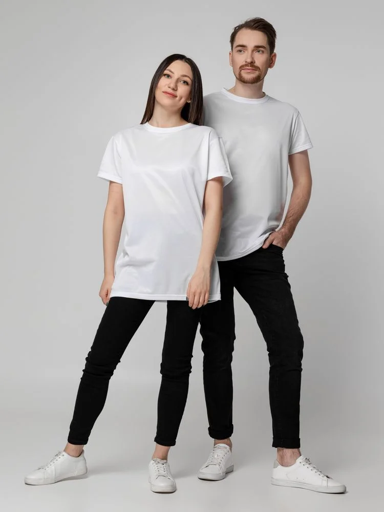 Футболка унисекс для сублимации Paint Tee белая - фото 12