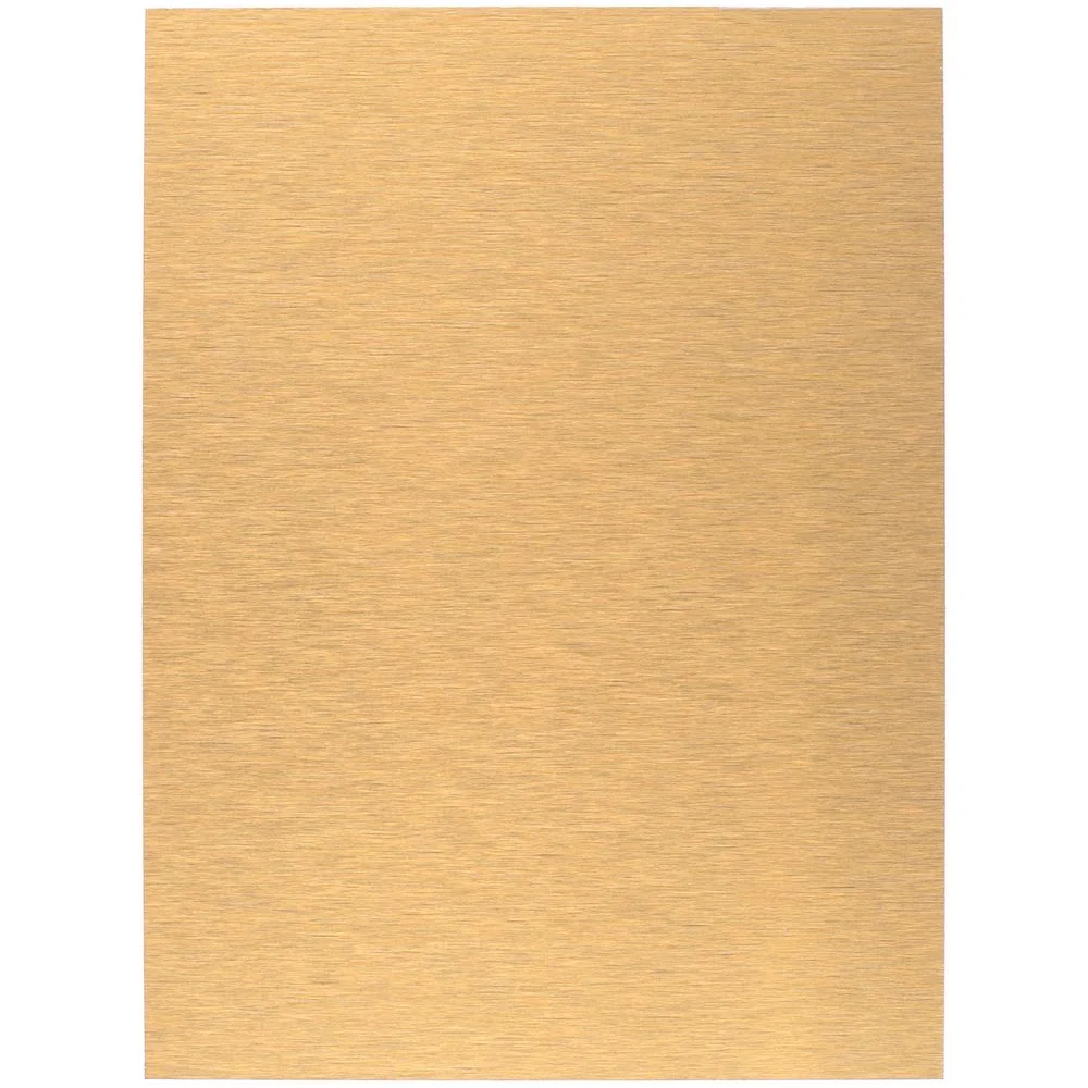 Плакетка Plaque, большая, венге с золотистой пластиной - фото 4