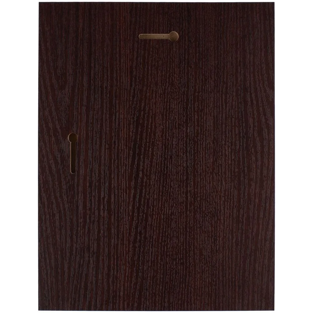 Плакетка Plaque большая вишня с золотистой пластиной - фото 3