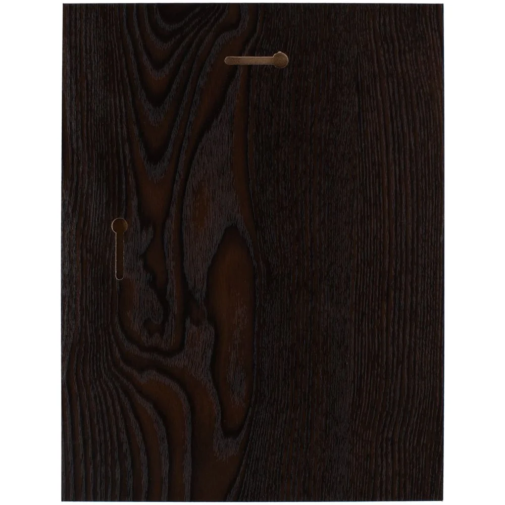 Плакетка Plaque, большая, венге с серебристой пластиной - фото 3