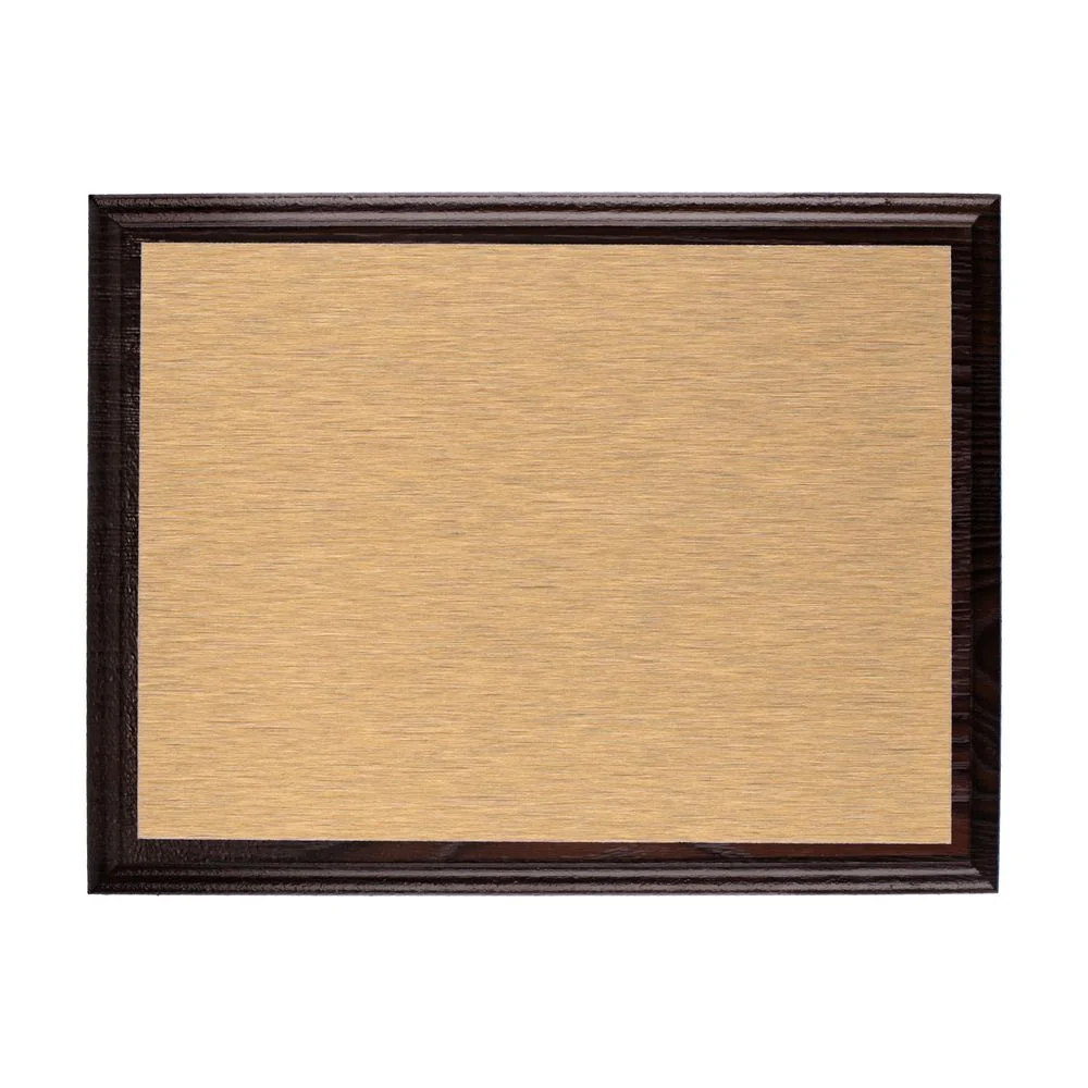 Плакетка Plaque малая венге с пластиной - фото 3