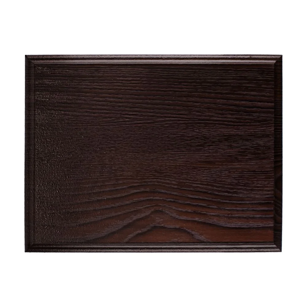 Плакетка Plaque, малая, венге с золотистой пластиной - фото 2