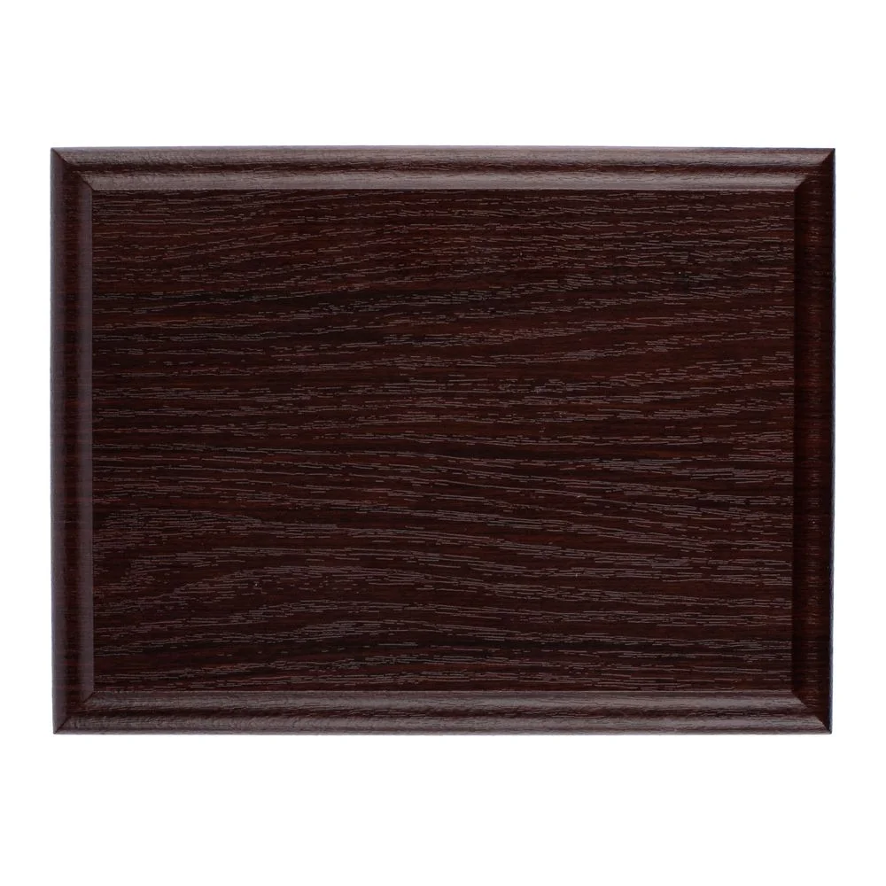 Плакетка Plaque, малая, вишня с золотистой пластиной - фото 2