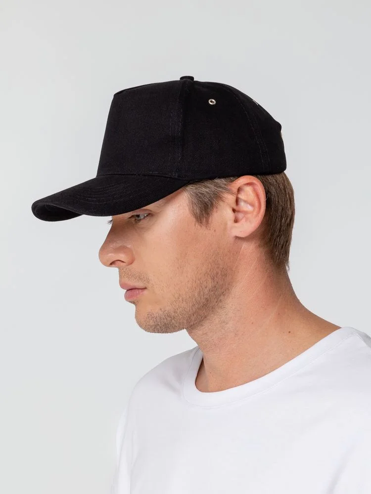 Бейсболка Standard, черная - фото 5