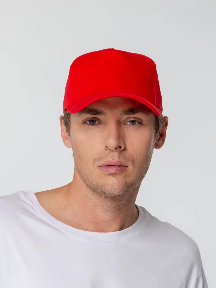 Бейсболка Standard, красная - фото 4