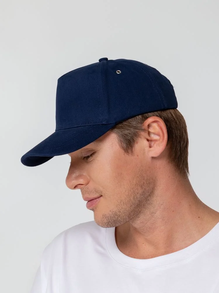 Бейсболка Standard, темно-синяя - фото 4