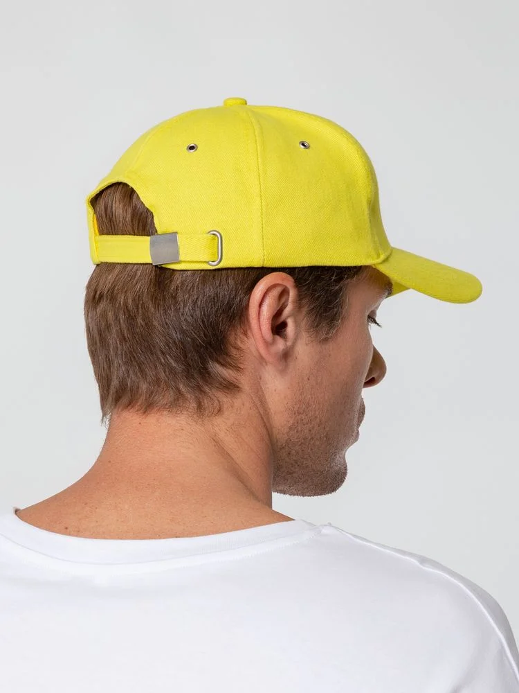 Бейсболка Standard, желтая (лимонная) - фото 6