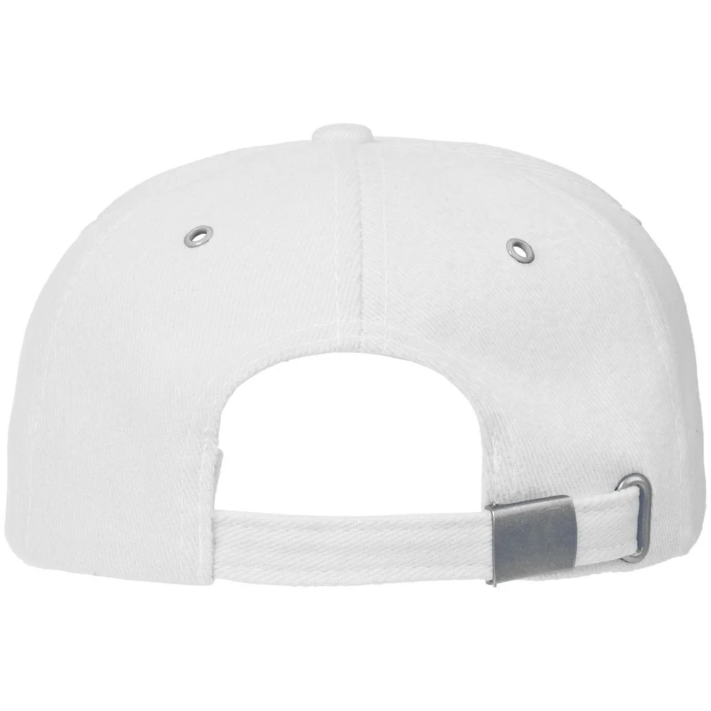Бейсболка Classic, белая с темно-синим кантом - фото 3