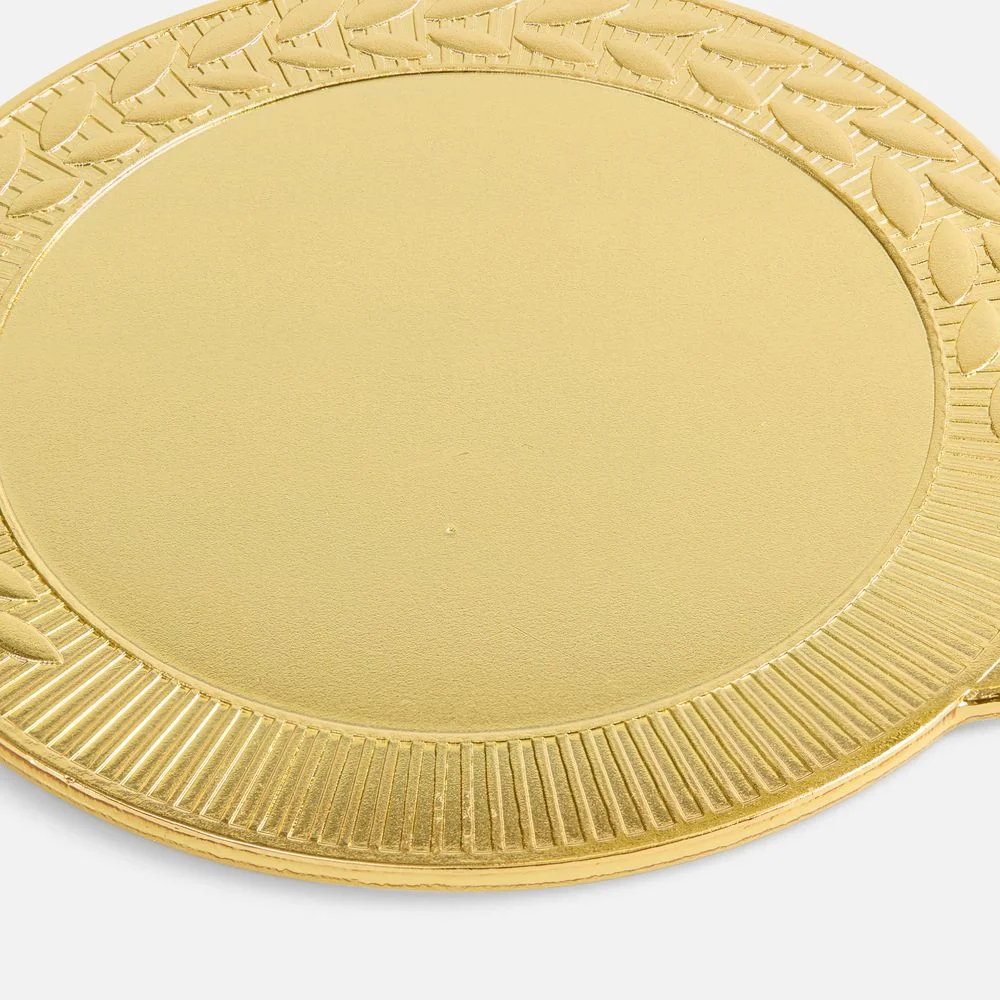 Медаль Regalia большая золотистая - фото 7