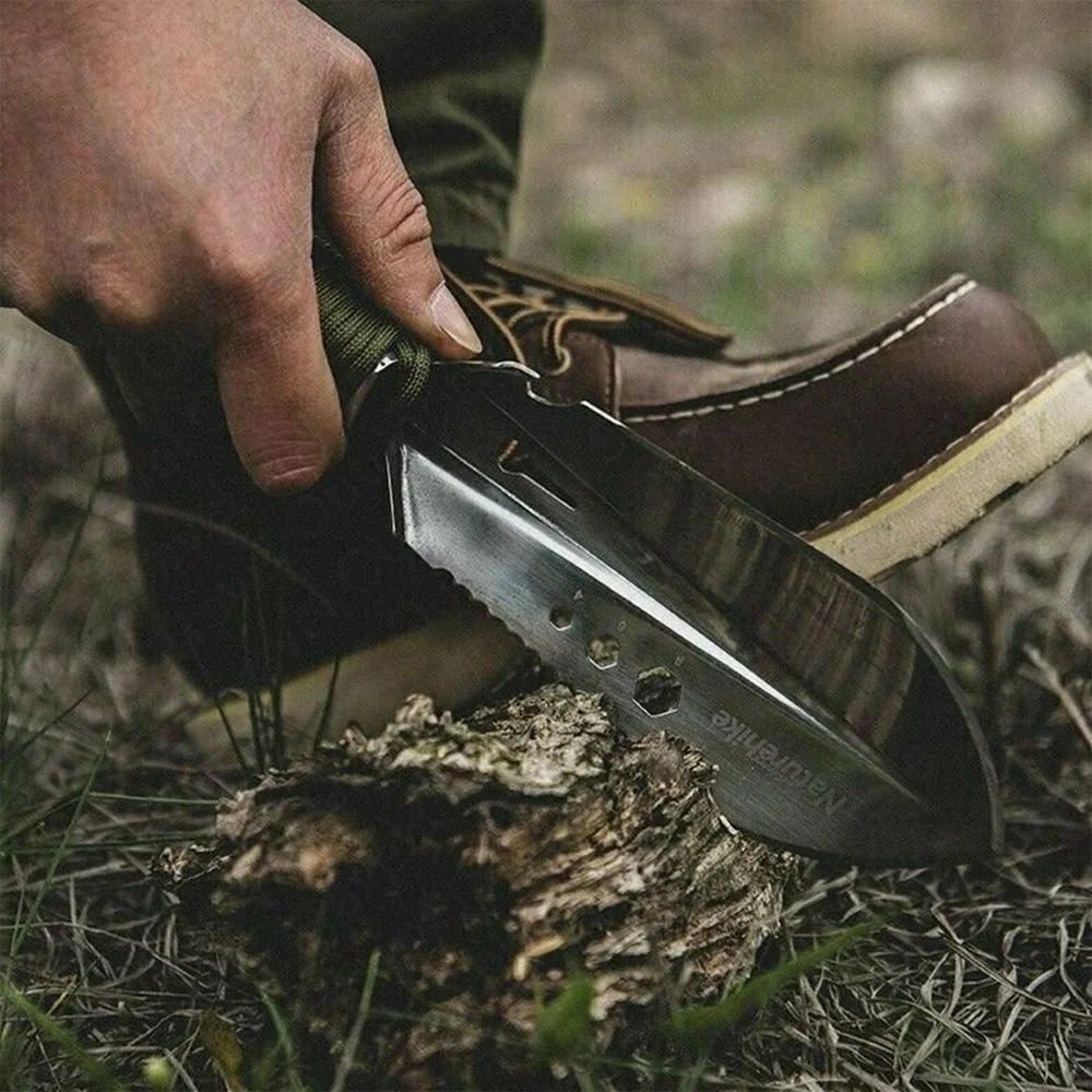 Многофункциональная ручная лопата Hike and Dig, серебристая - фото 3