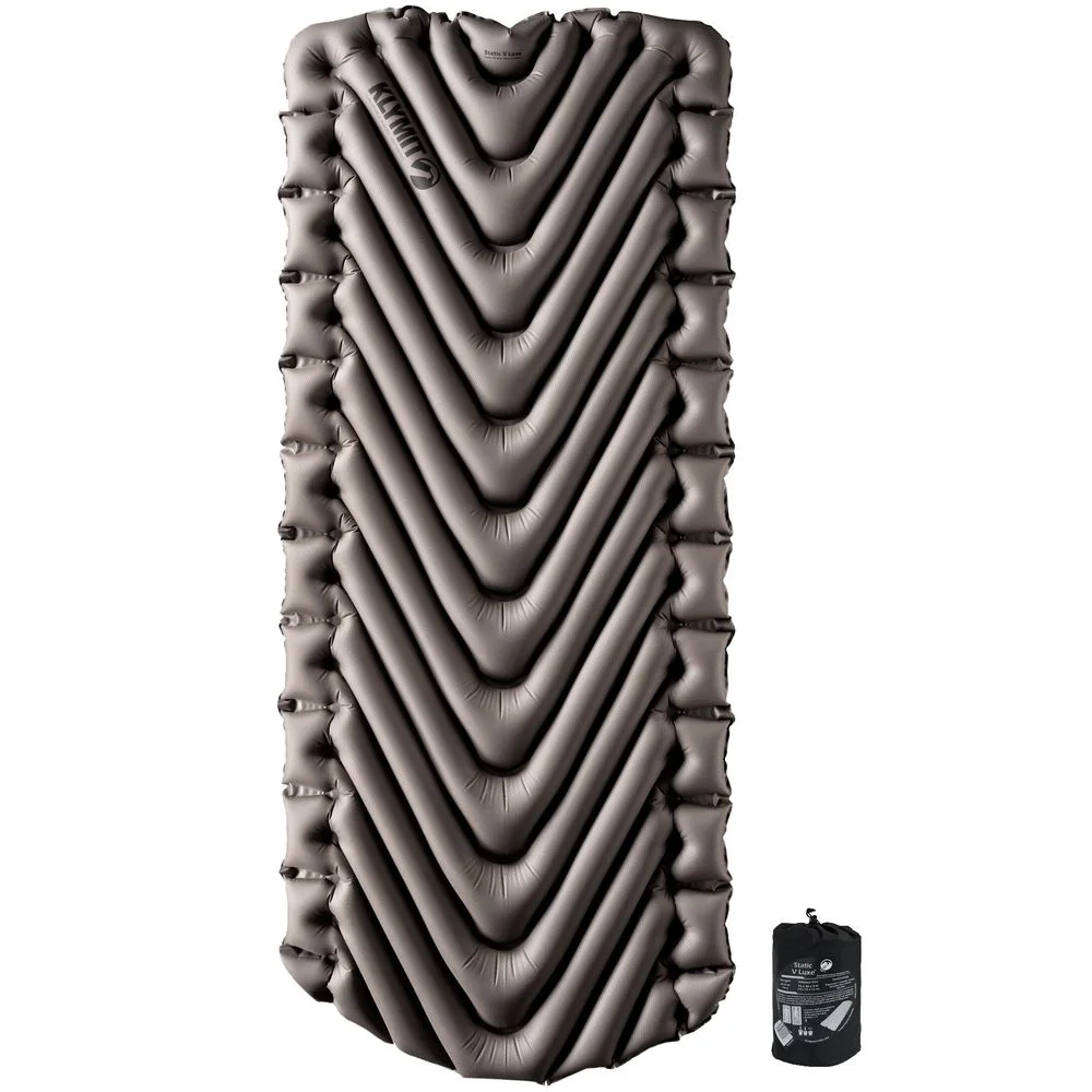 Надувной коврик Static V Luxe, серый - фото 2