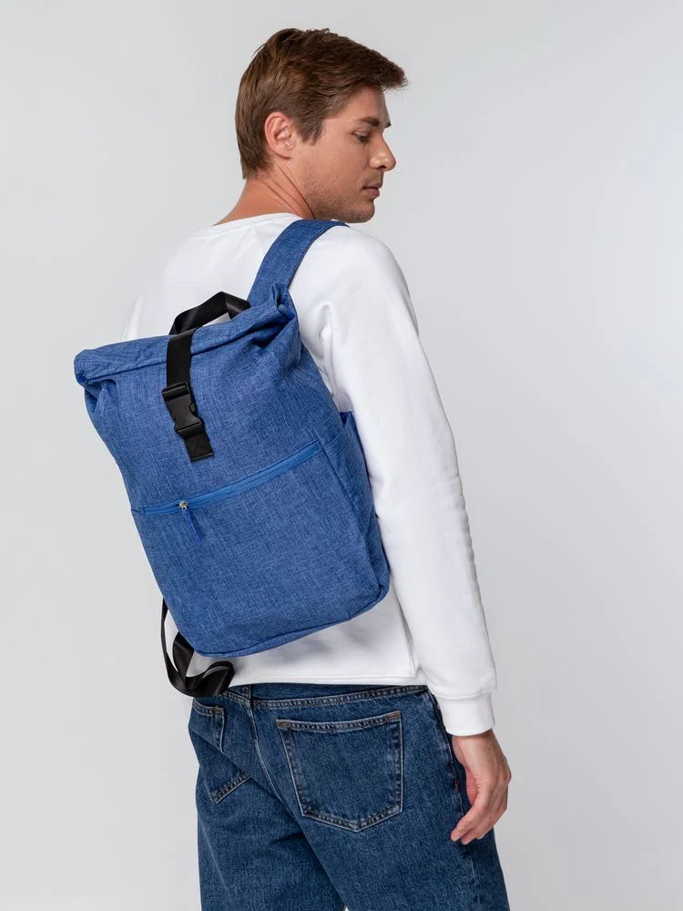 Рюкзак Packmate Roll синий - фото 9
