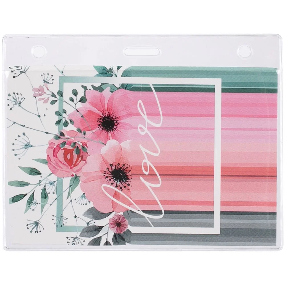 Карман для бейджа Lucid горизонтальный из фактурного ПВХ - фото 3