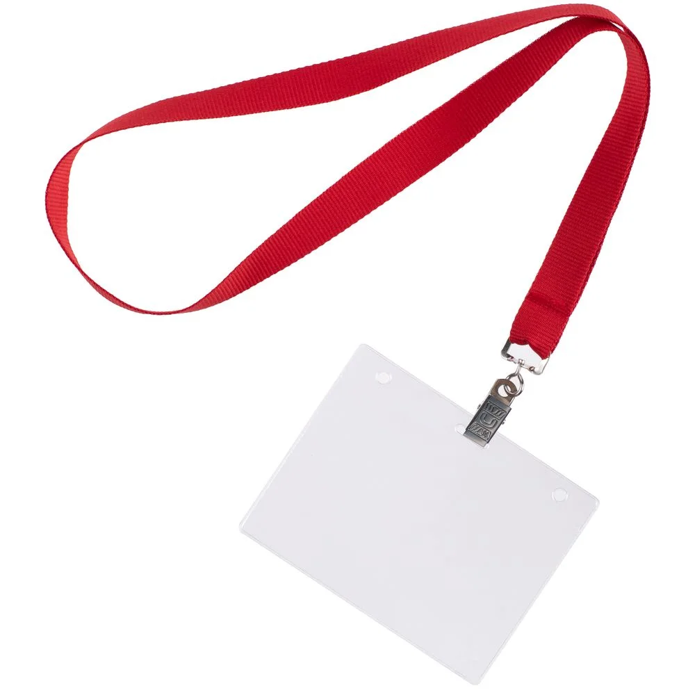 Карман для бейджа Lucid горизонтальный из фактурного ПВХ - фото 5