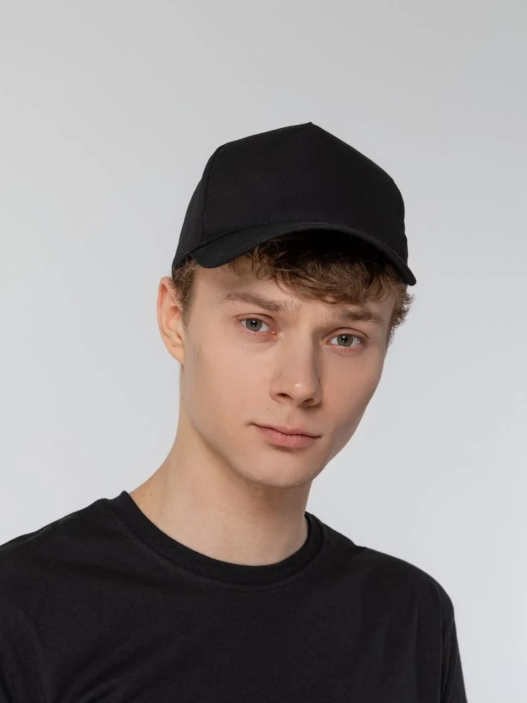 Бейсболка Promo, черная - фото 4