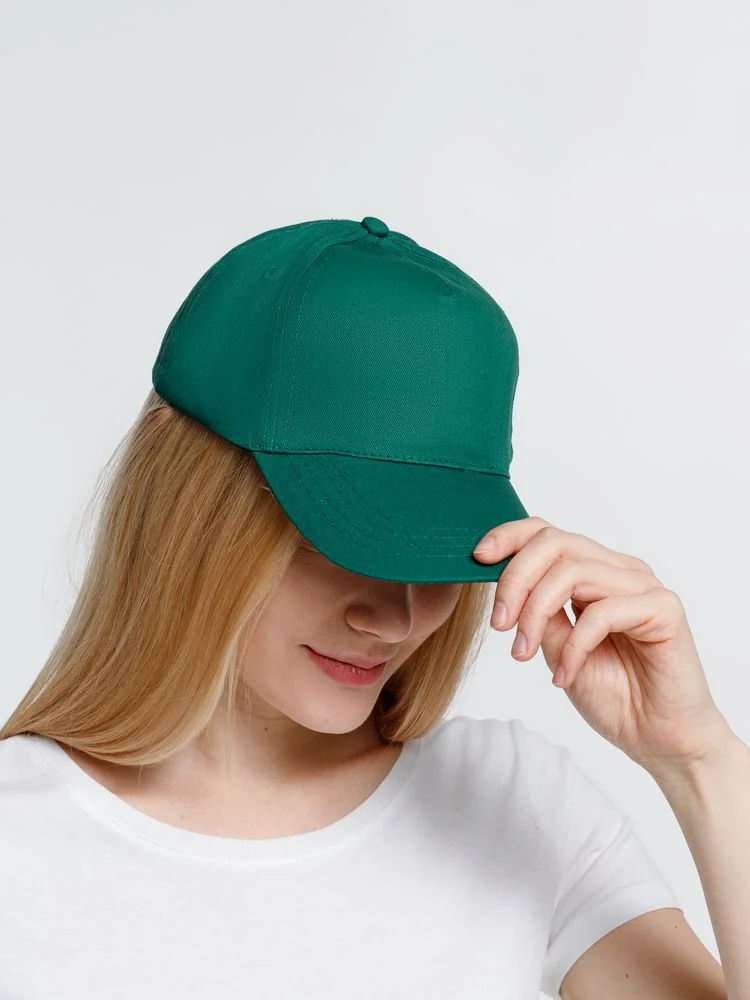 Бейсболка Promo, темно-зеленая - фото 4