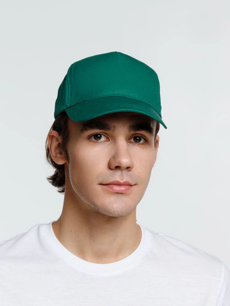 Бейсболка Promo, темно-зеленая - фото 6