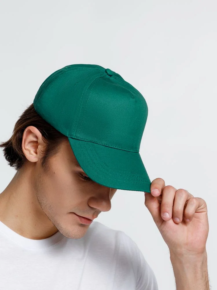 Бейсболка Promo, темно-зеленая - фото 7