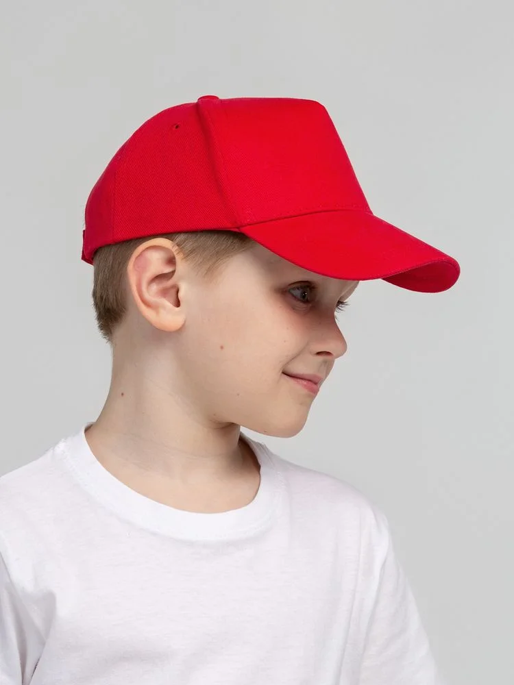 Бейсболка детская Standard Kids красная - фото 4