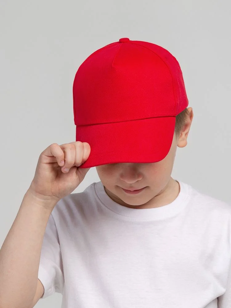 Бейсболка детская Standard Kids красная - фото 5