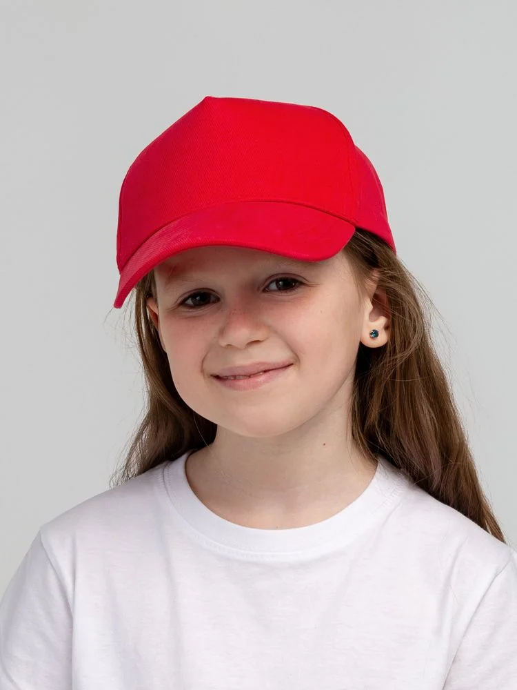 Бейсболка детская Standard Kids красная - фото 6