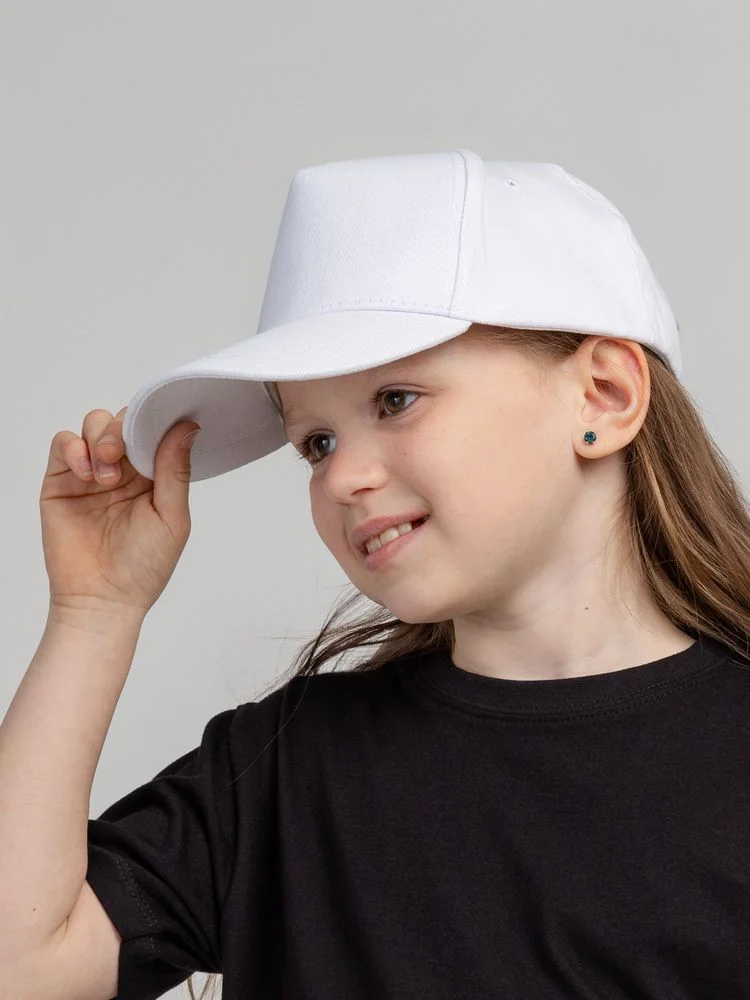 Бейсболка детская Standard Kids белая - фото 4