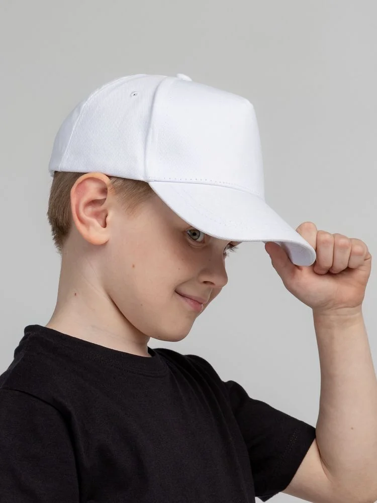 Бейсболка детская Standard Kids белая - фото 7