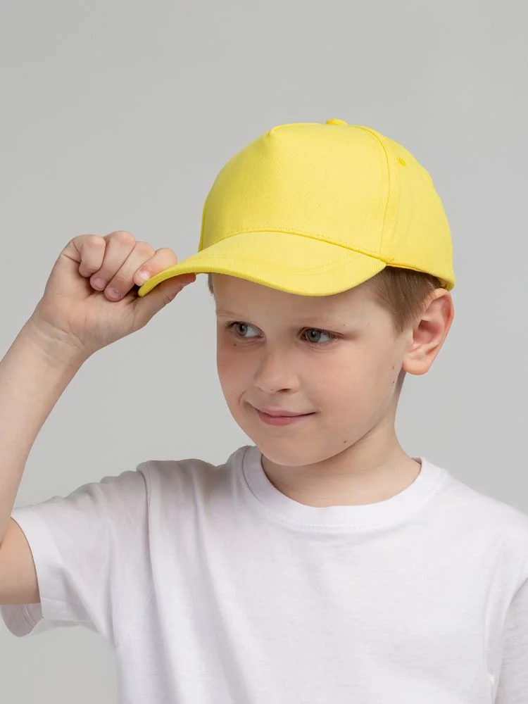 Бейсболка детская Standard Kids желтая - фото 7