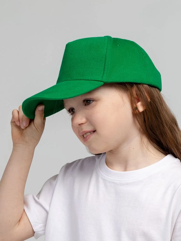 Бейсболка детская Standard Kids зеленая - фото 4
