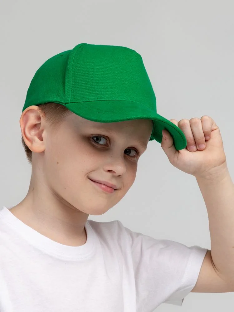 Бейсболка детская Standard Kids зеленая - фото 7